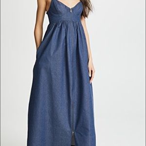 Mara Hoffman NWT Denim Zip Up Dress